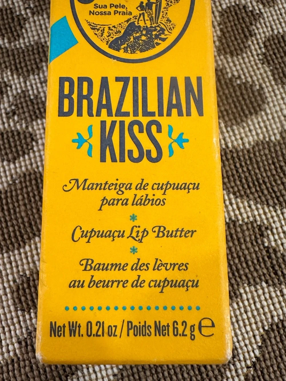 Sol de Janeiro Brazilian Kiss Cupuaçu Lip Butter~Caramelized Vanilla 0.21oz~NIB!